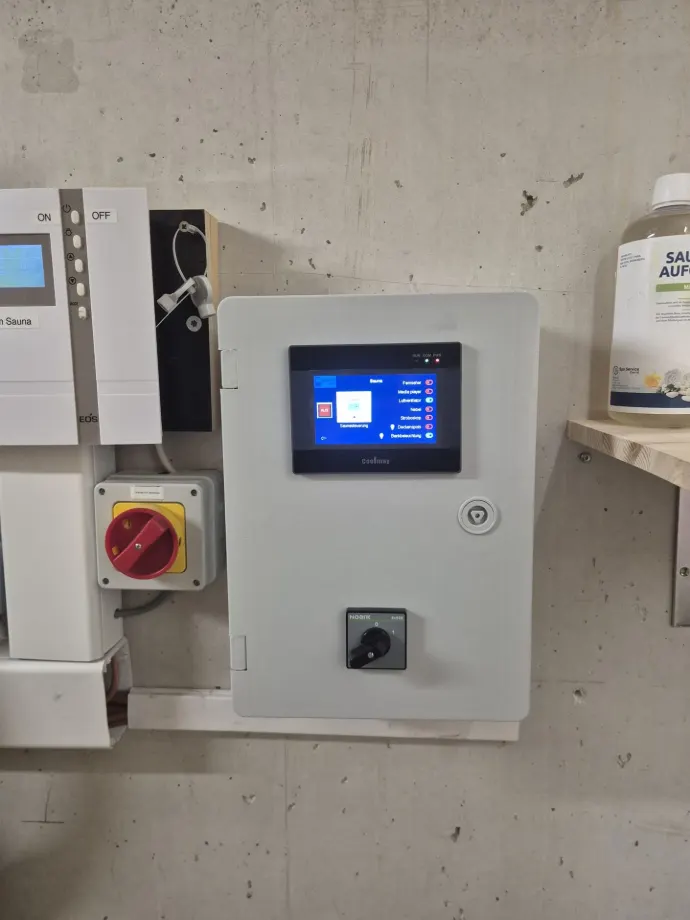 Control for event sauna with effects