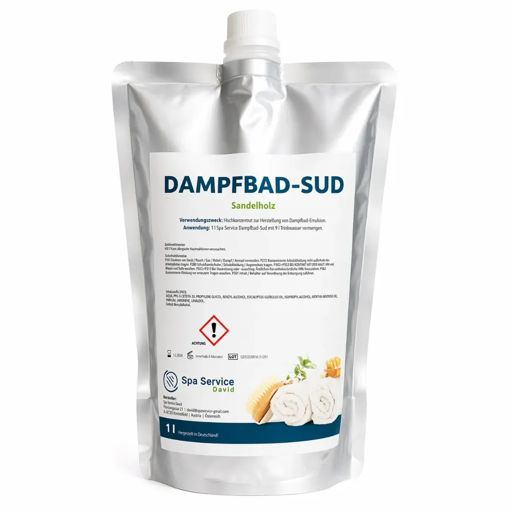 Dampfbad-Sud Sandelholz 1 Liter