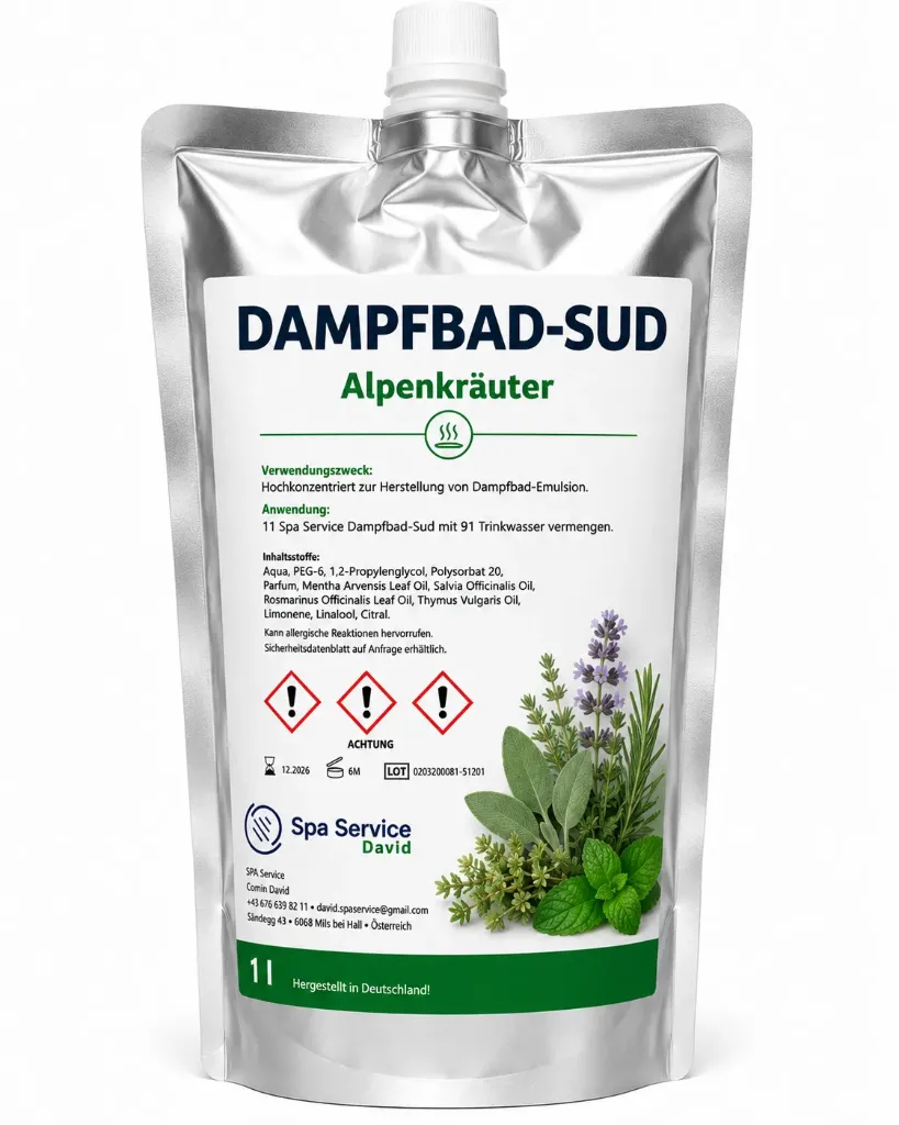 [DAM-ALP] Dampfbademulsion Alpenkräuter