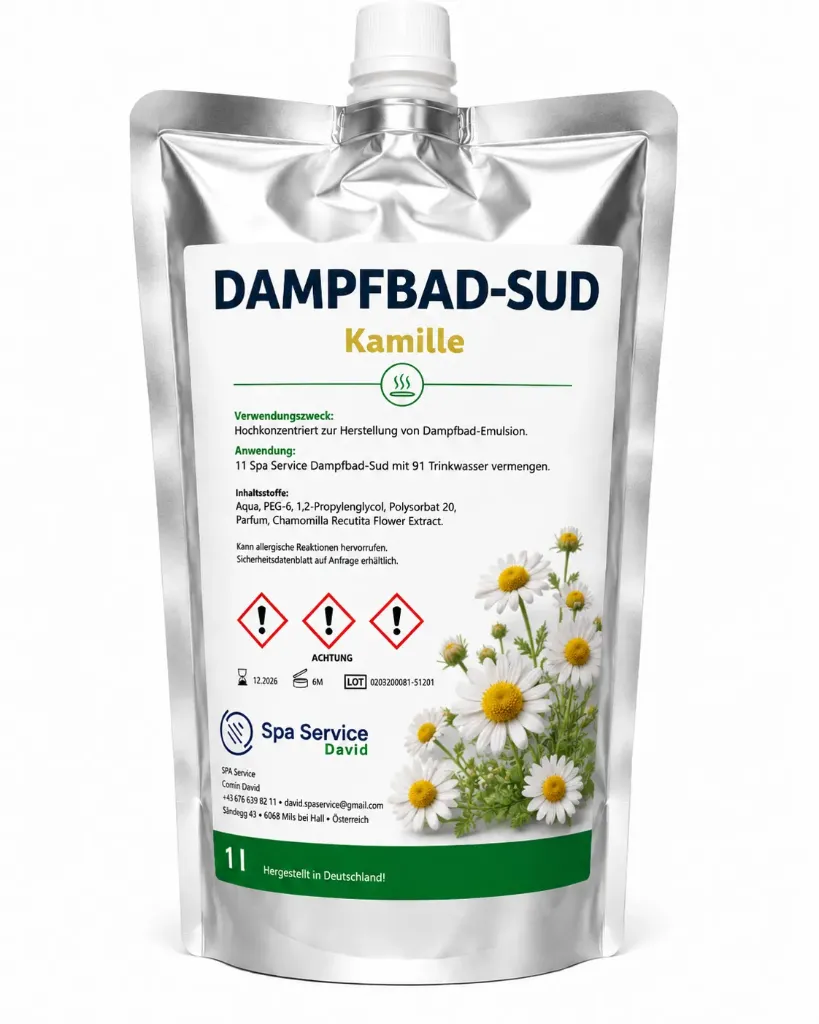 [DAM-KAM] Dampfbademulsion „Kamille“