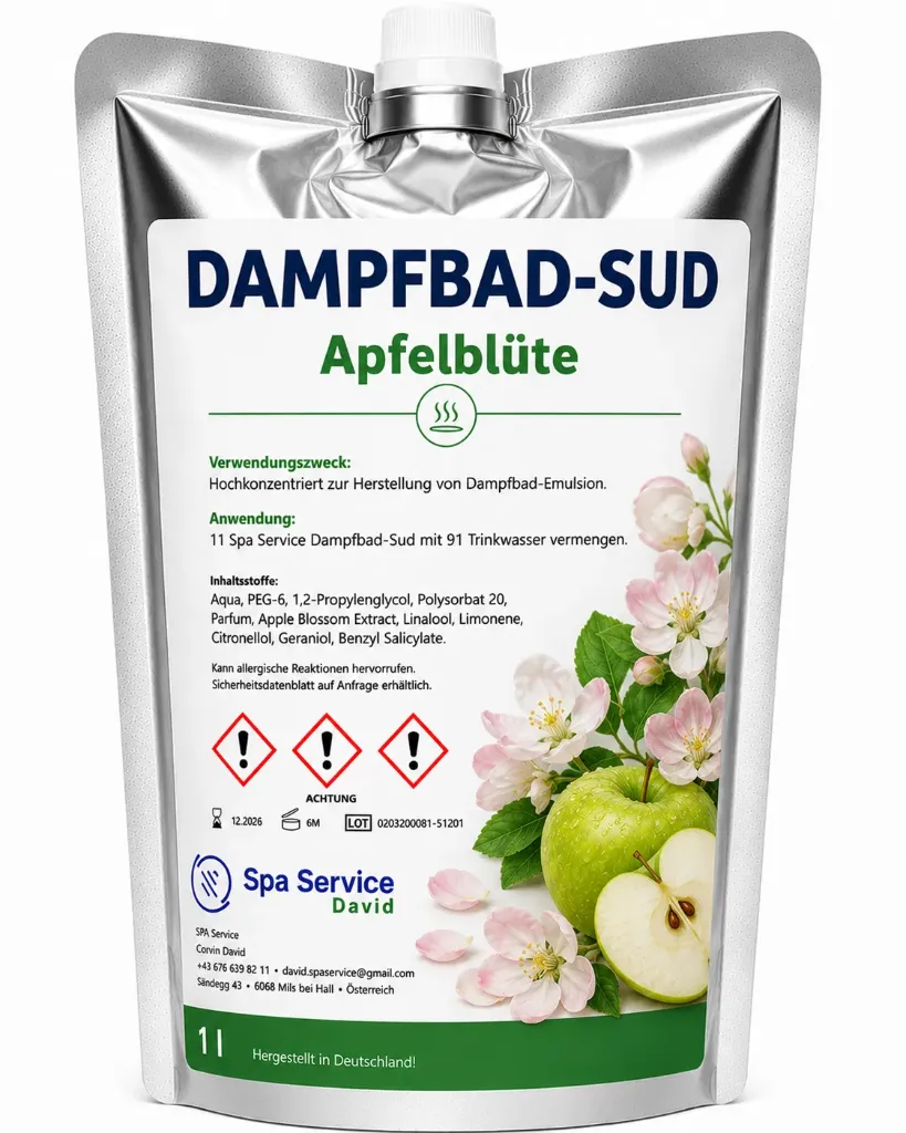 Dampfbademulsion Apfelblüte - Sonderbestellung ab 5 Stück