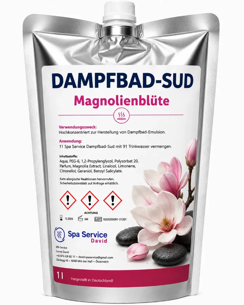 Dampfbademulsion Magnolienblüte - Sonderbestellung ab 5 Stück