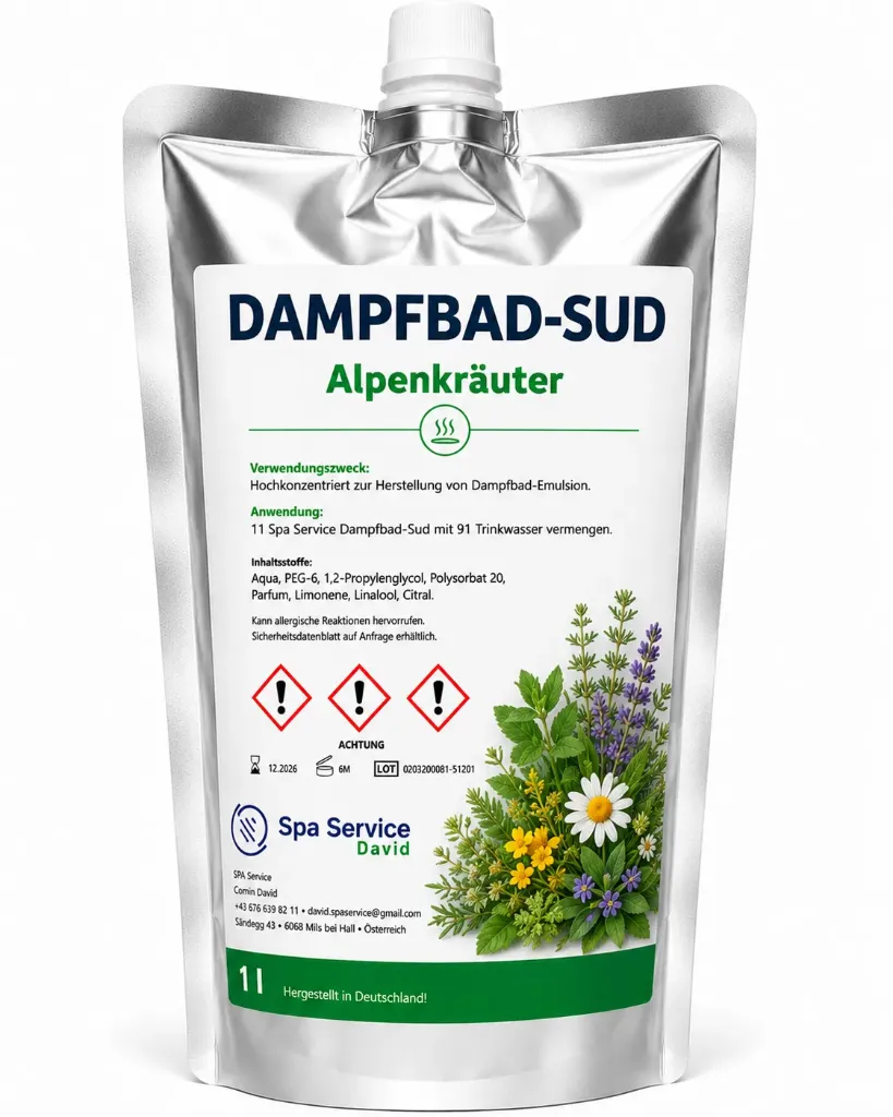 Dampfbademulsion Alpenkräuter - Sonderbestellung ab 5 Stück