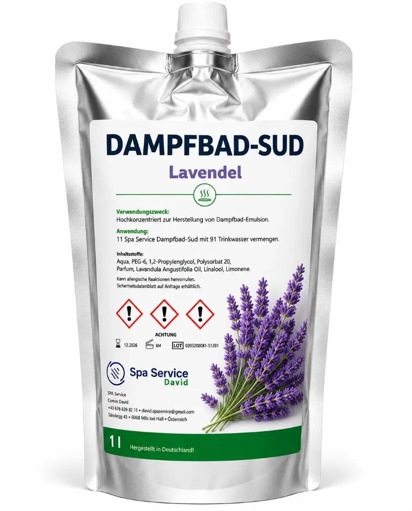 [SUD-KRA-LAV] Dampfbademulsion Lavendel -Sonderbestellung ab 5 Stück