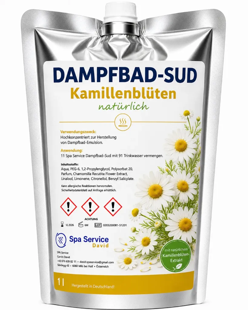 Dampfbademulsion ''Kamillenblüten natürlich''