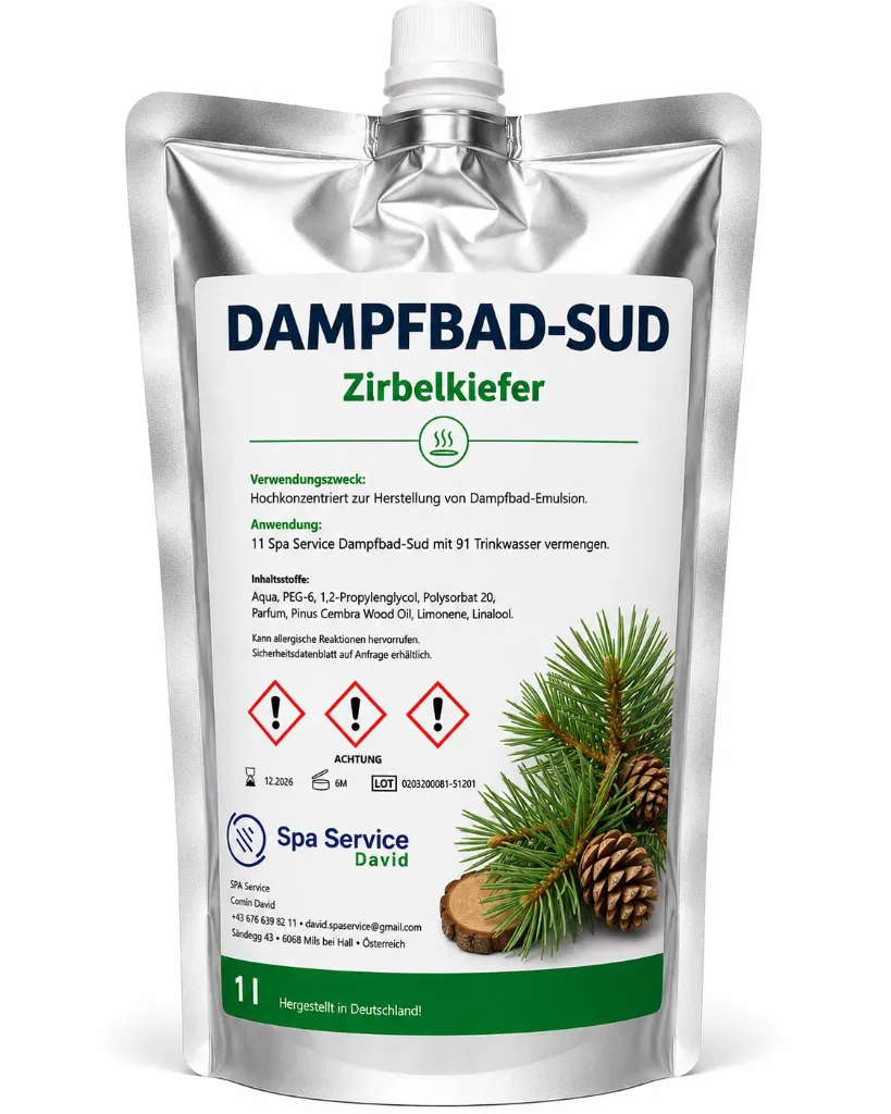 [SUD-AND-ZIR] Dampfbademulsion Zirbelkiefer - Sonderbestellung ab 5 Stück