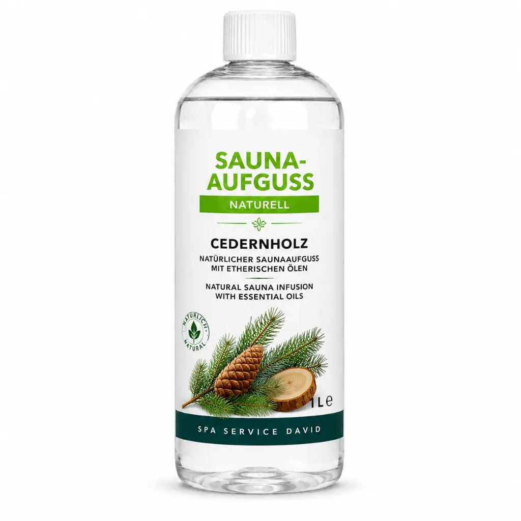 Saunaaufguss NATURELL Cedernholz - Sonderbestellung ab 5 Stück